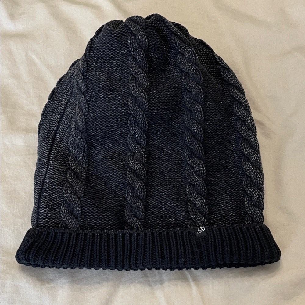 PLUSH.   Black Woman Knit Beanie    REVOLVE
